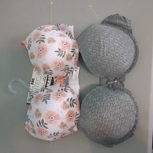 Inteco Intimates 2 Padded Bra Set Size 38C new with tags